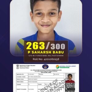 SAHARSH-BABU-sainik-school-topper