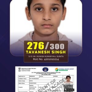 TAVANESH-SINGH-sainik-school-topper